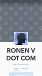 Mobile Screenshot of posts.ronenv.com